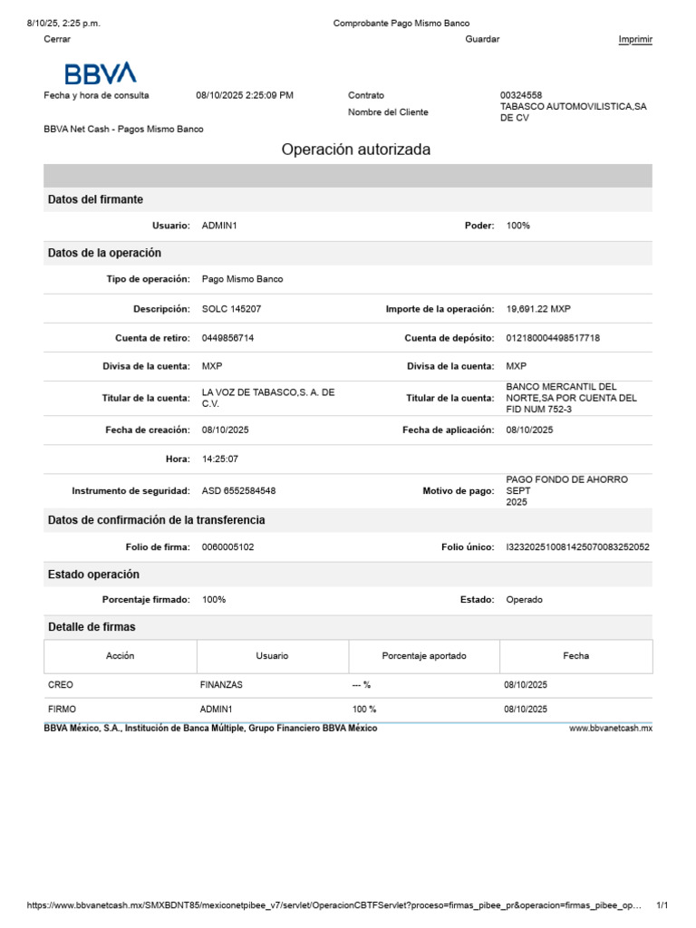 Solc 145207 | PDF | Bancos | Inversiones
