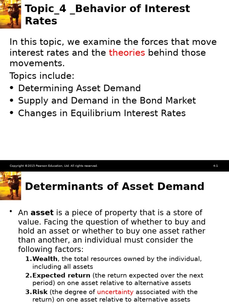 Topic - 4 - Behaviour of Interest Rates 2 | PDF | Interest | Economic ...