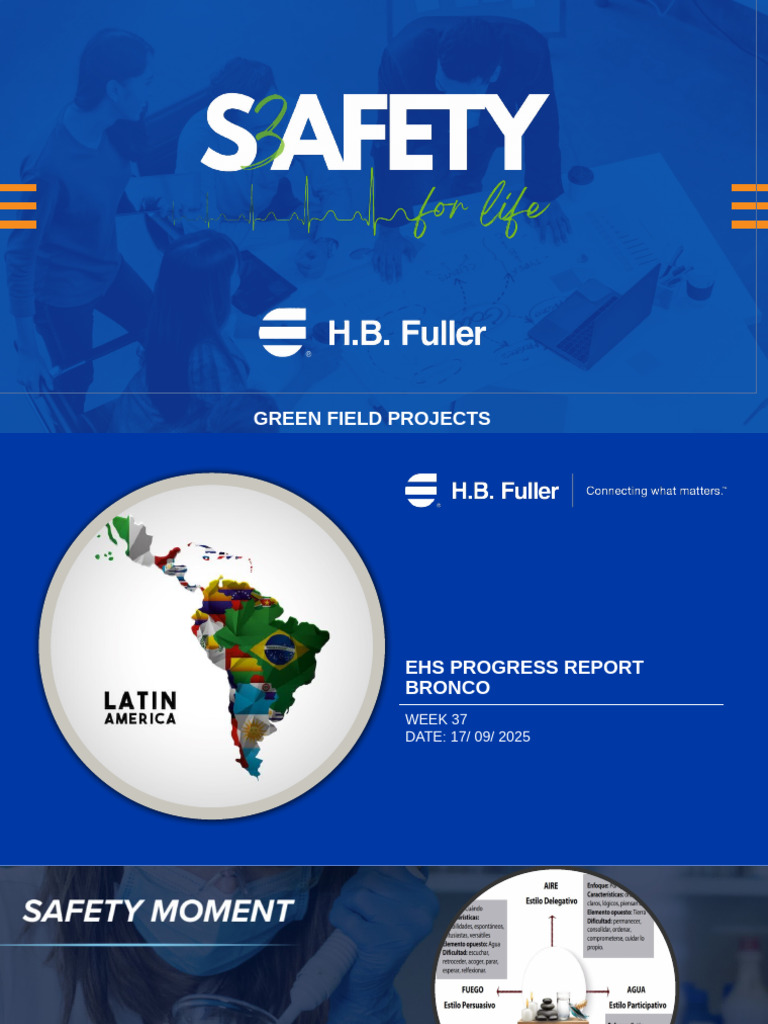 EHS Progress Report Week 37 2025 | PDF | Safety | Occupational Safety ...