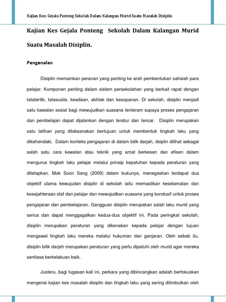 Surat Khabar Ponteng Sekolah
