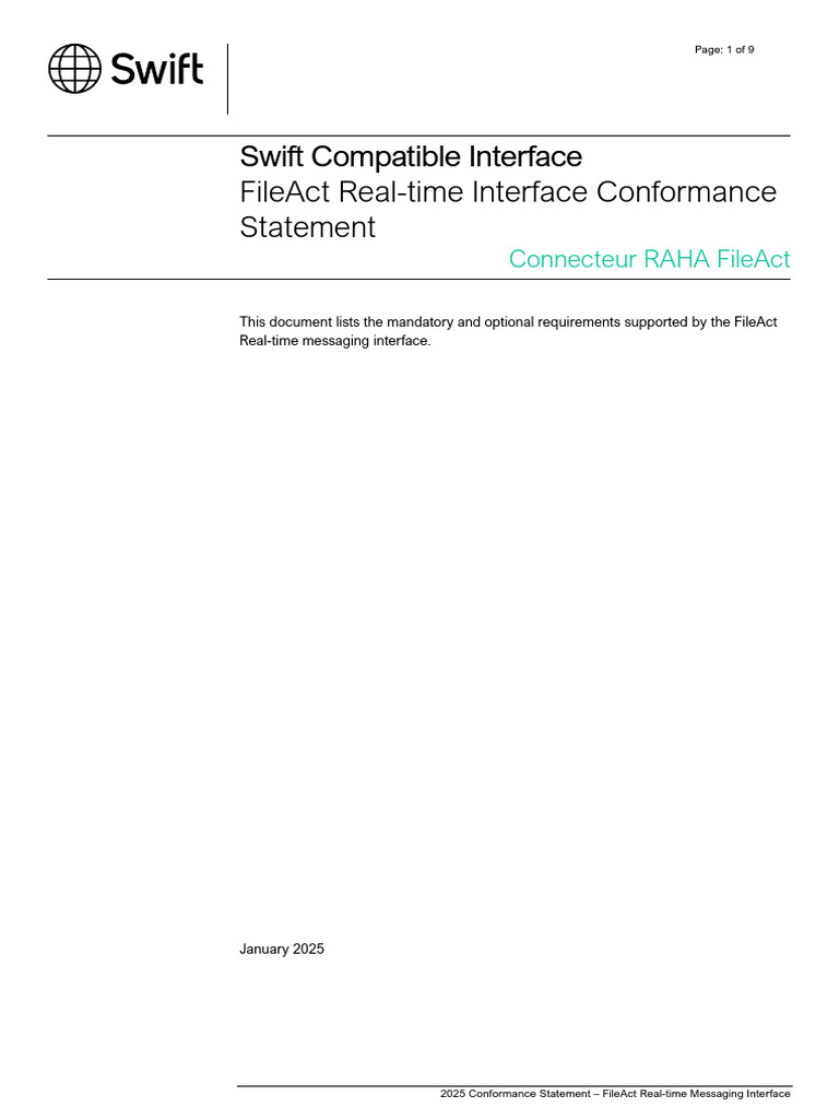 2025 FileAct Messaging Interface Guide | PDF | Swift (Programming ...