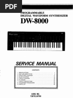 Korg DW-8000 Service Manual