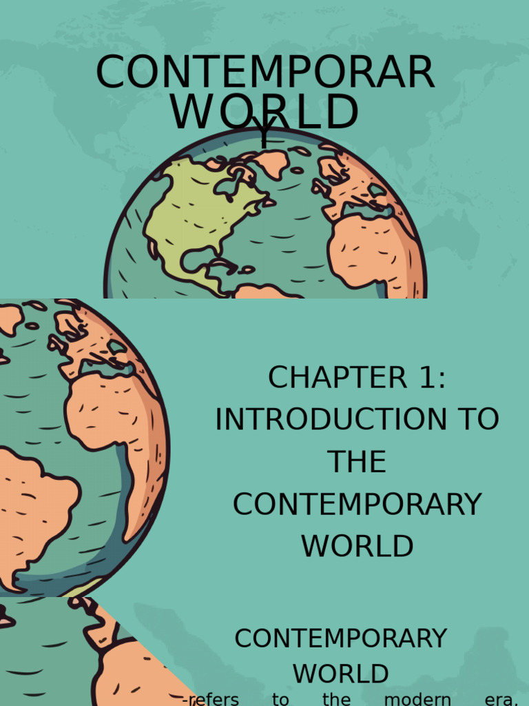 Understanding the Contemporary World | PDF | Globalization | Anthropology
