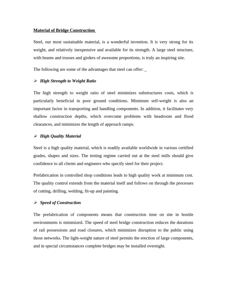 Materials for Sustainable Bridge Design | PDF | Copper | Materials