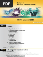 Eddy Current Analysis in Ansys Maxwell | PDF | Inductor | Physics