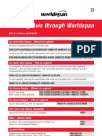 Worldspan Quick Reference