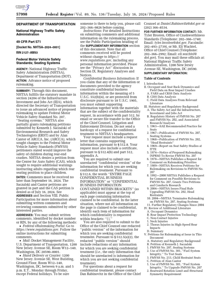 Federal Register / Vol. 89, No. 136 / Tuesday, July 16, 2024 / Proposed ...