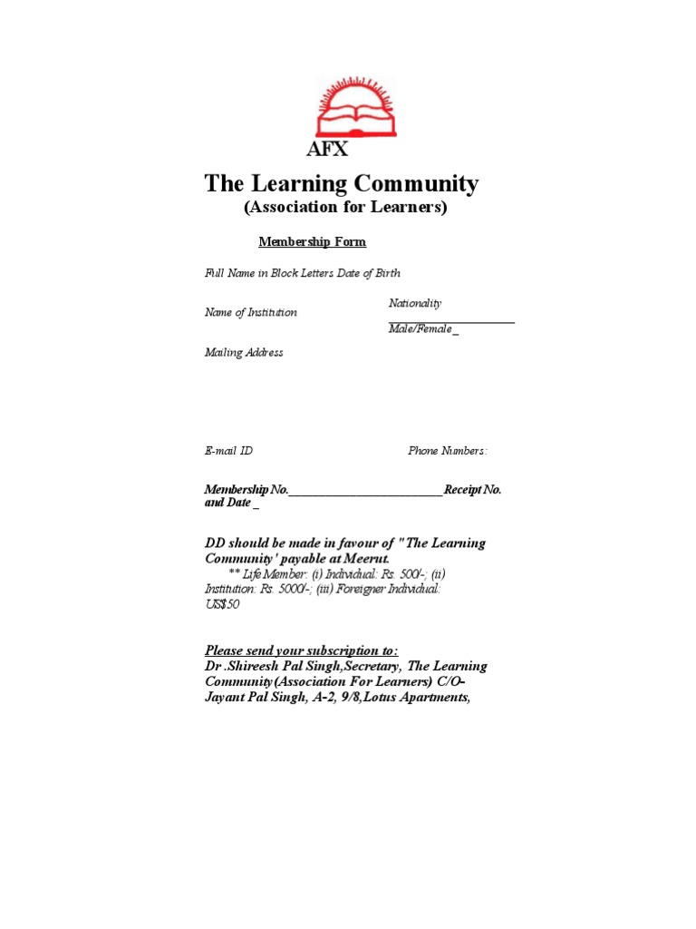 The Learning Community | PDF | Career & Growth | Sports & Recreation