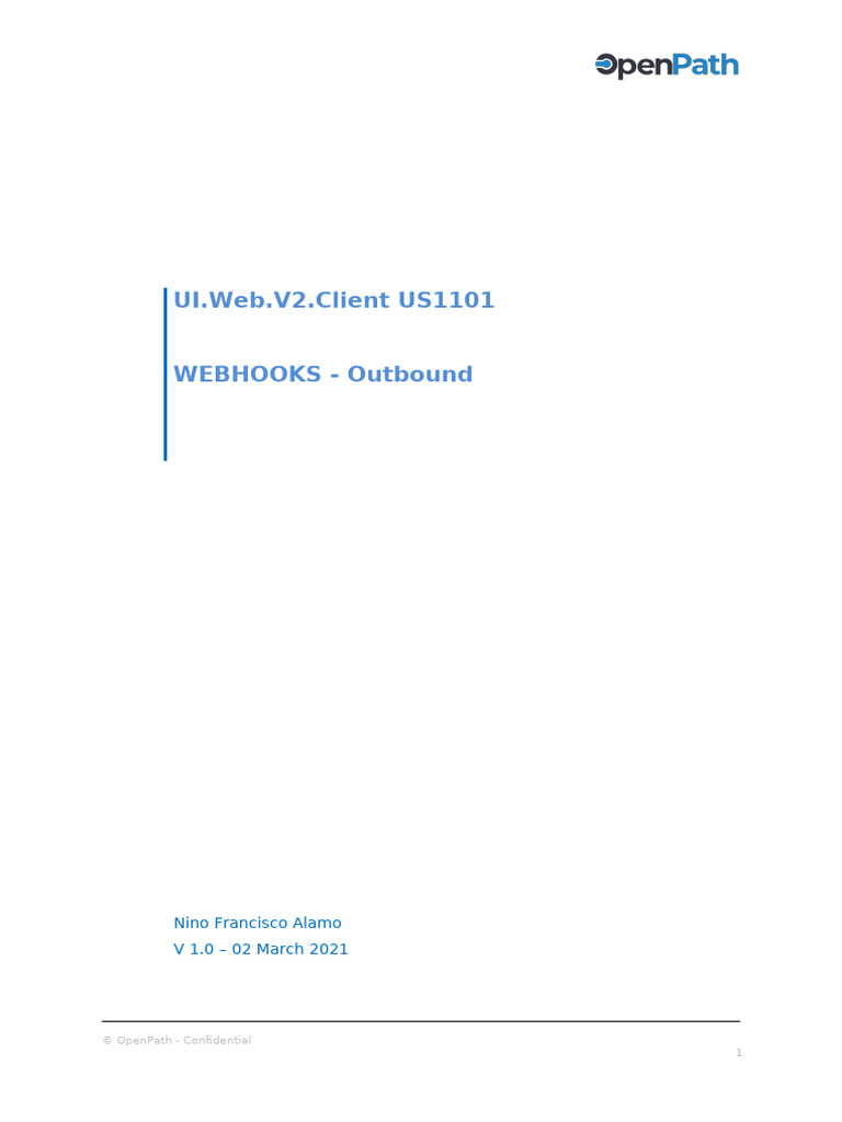 Outbound Webhooks Implementation Guide | PDF | Computing | Information ...