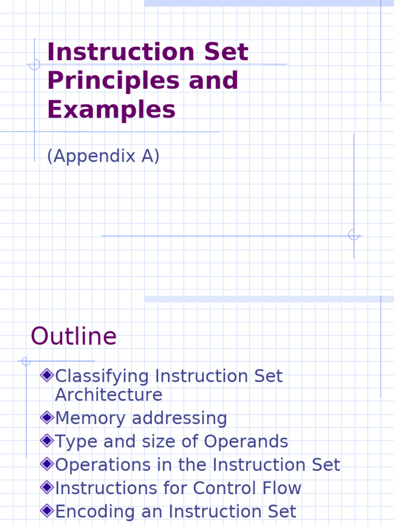 Instruction Set Principles and Examples | PDF | 64 Bit Computing ...