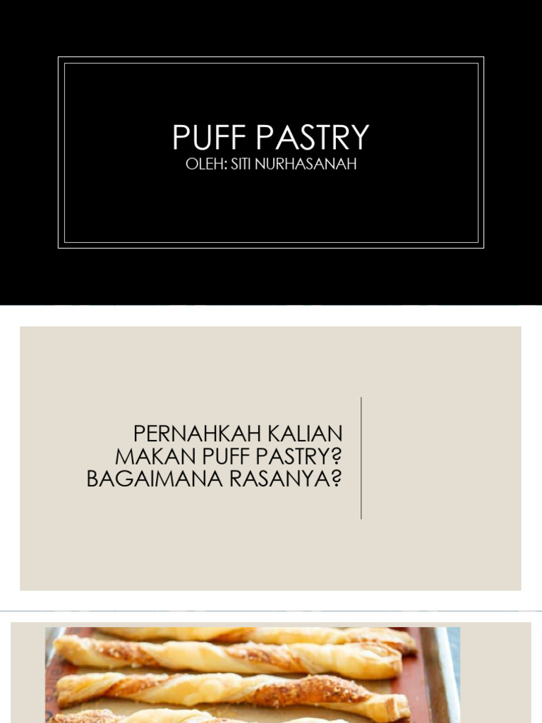Panduan Lengkap Puff Pastry | PDF