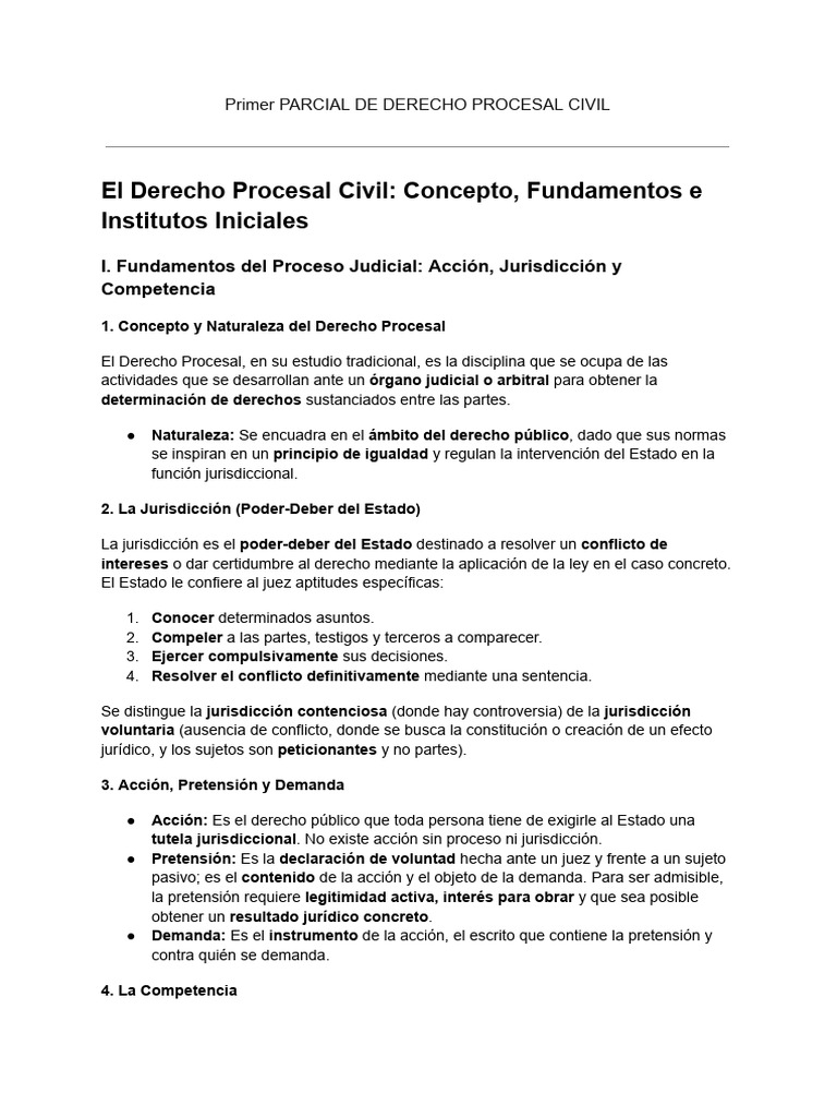 Fundamentos del Derecho Procesal Civil | PDF | Jurisdicción | Ley procesal