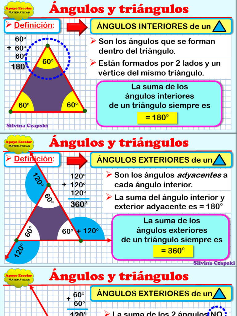 Ficha Angulos Interiores y Exteriores | PDF