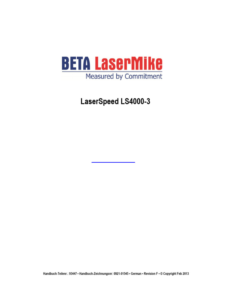 LS4000-3 German Guide RevF | PDF