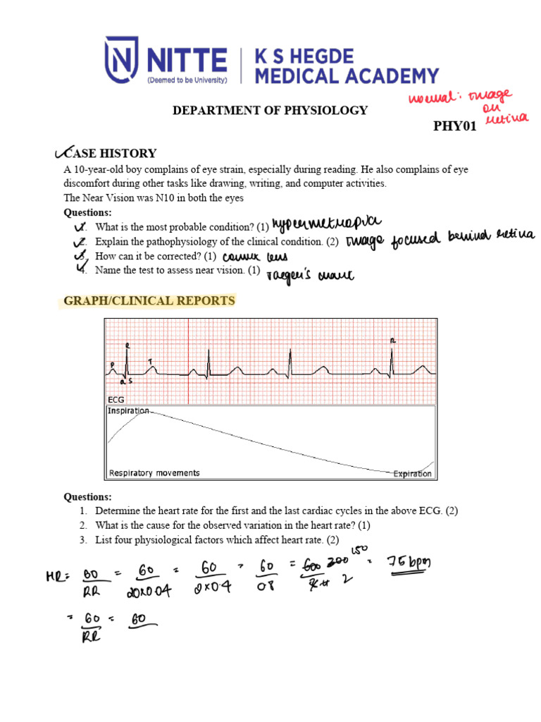 Physio Graph Charts Final 2 | PDF | Anemia | Edema