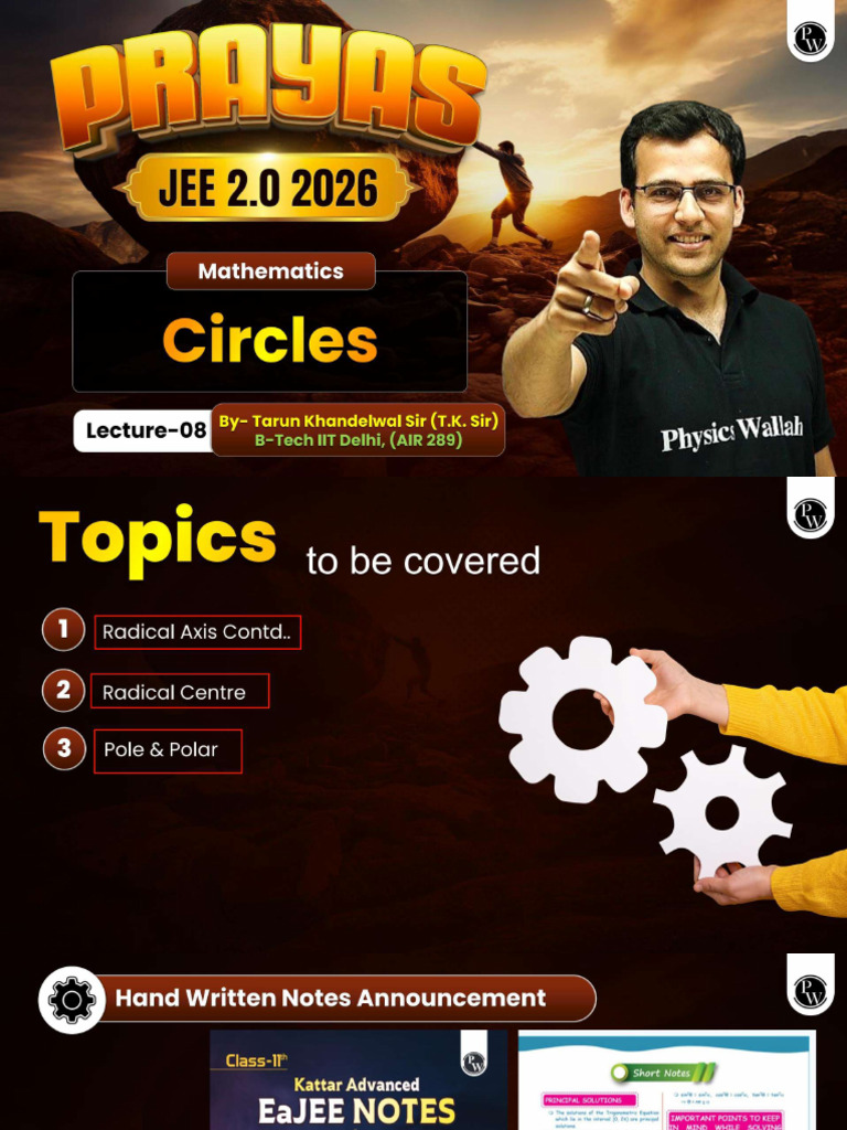 Circles 08 - Class Notes | PDF
