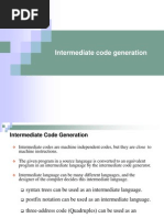 Intermediate Code Generation