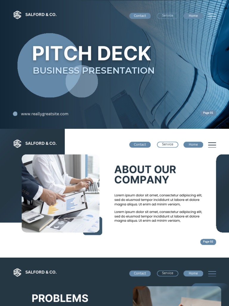Salford & Co. Business Pitch Deck | PDF | Market (Economics) | Marketing