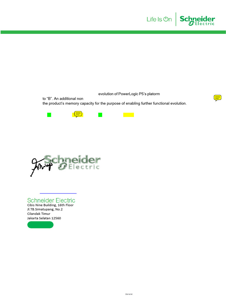 PowerLogic P5 Relay Order Code Update | PDF