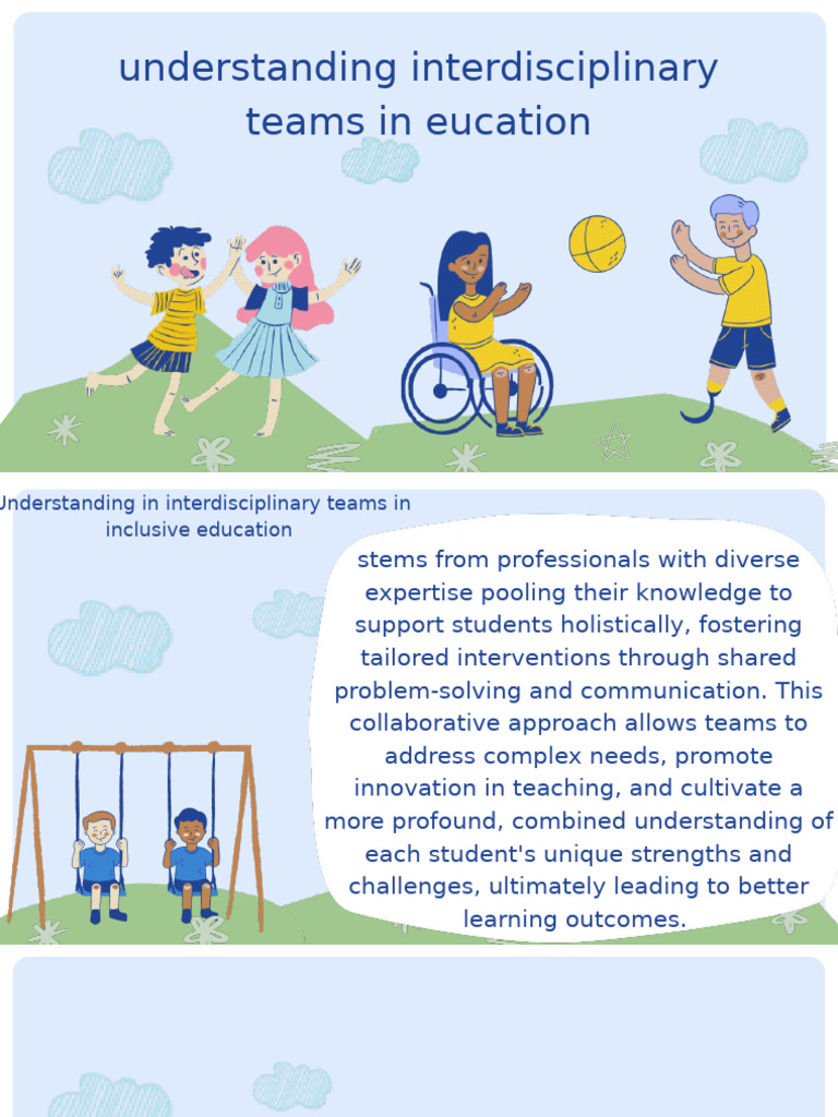 Interdisciplinary Teams in Education | PDF | Interdisciplinarity ...