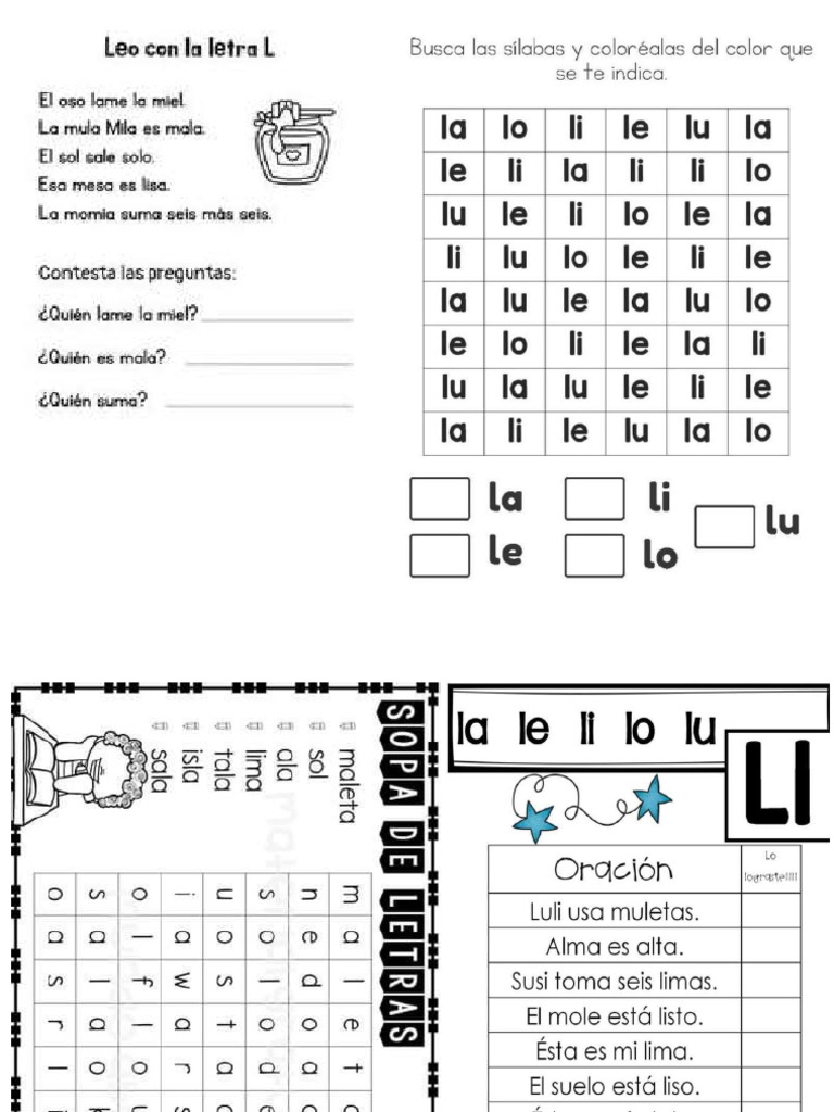 Letra La | PDF