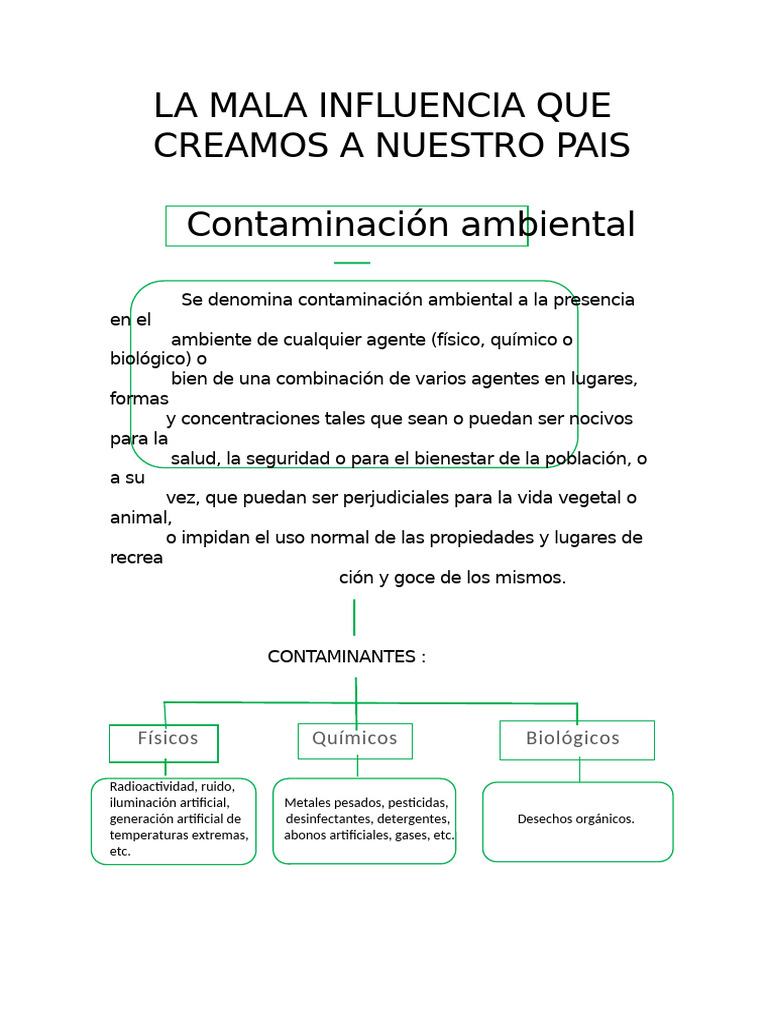 La Mala Influencia Que | PDF
