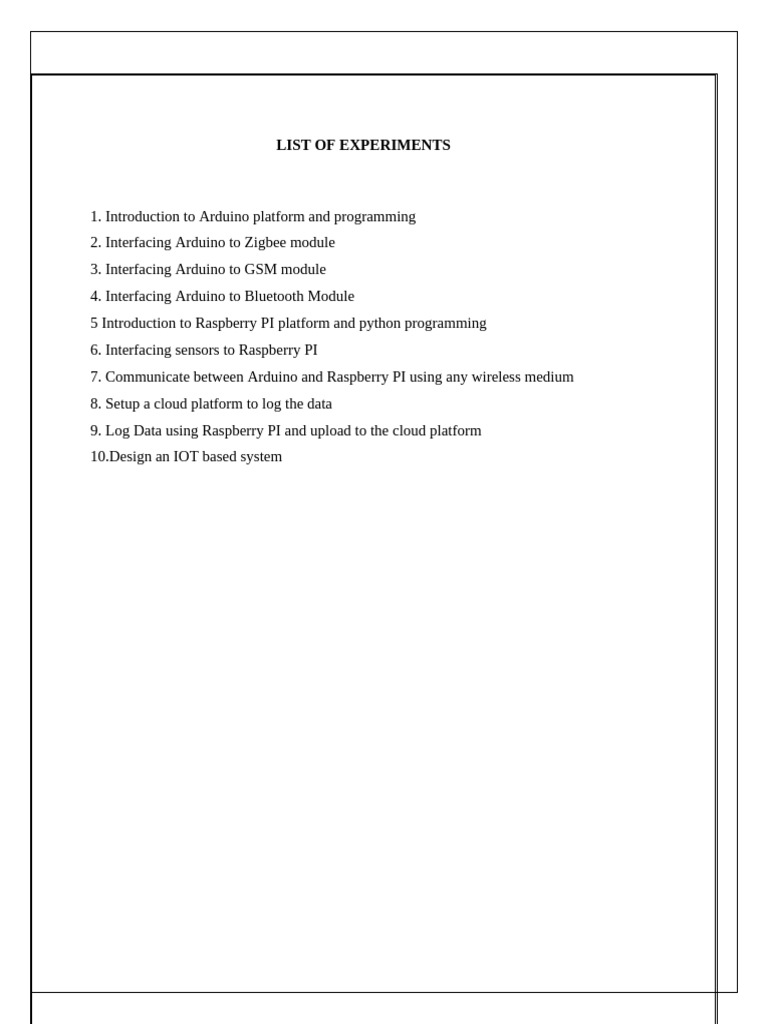Arduino and Raspberry Pi IoT Experiments | PDF | Bluetooth | Arduino