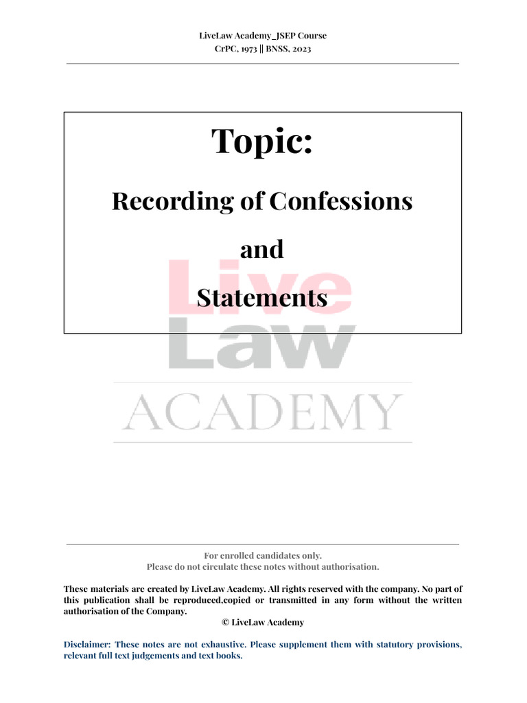 67a1bd14bac16d786c513f2b Original | PDF | Confession (Law) | Crimes
