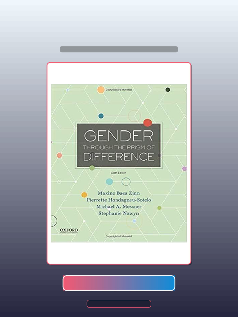 Gender Through the Prism of Difference 6th Edition Get It Now | PDF