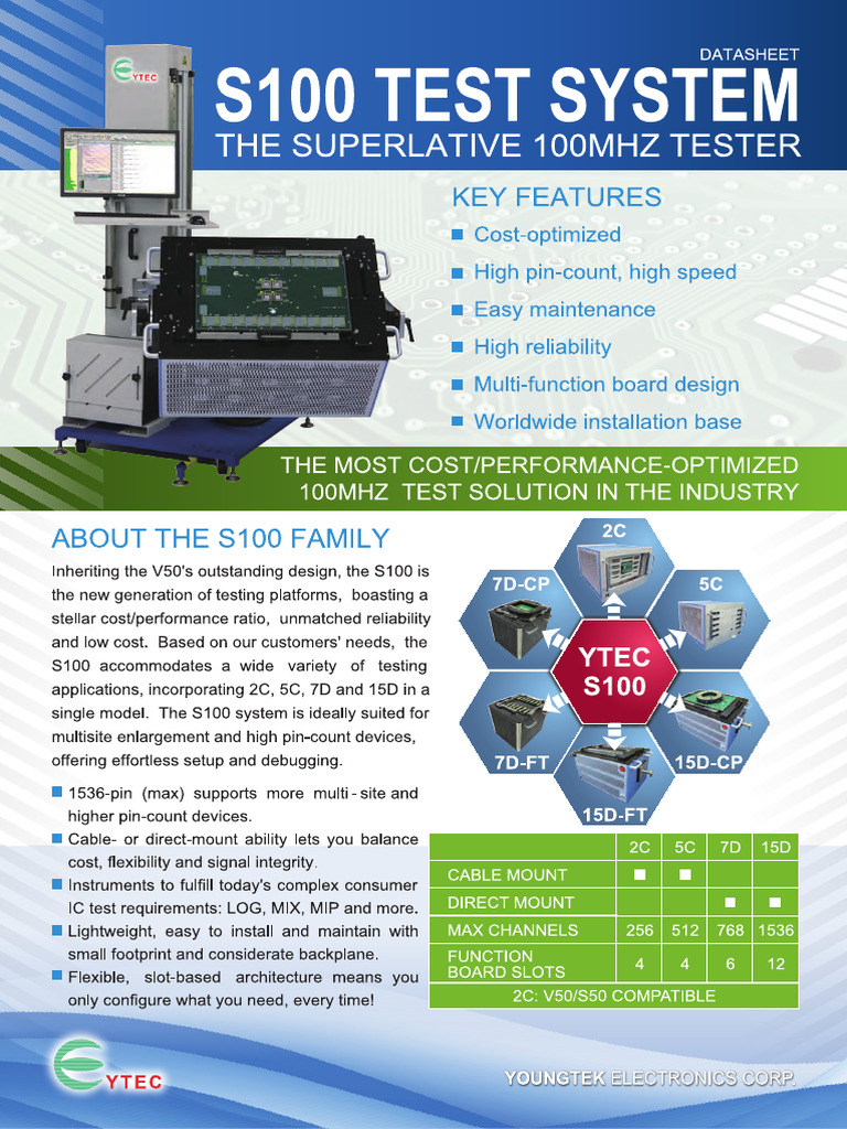 S100 Datasheet | PDF