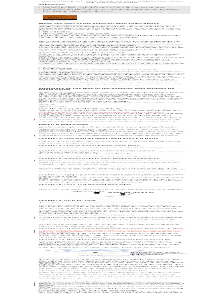 The Way of The Superior Man Summary - David Deida - Aure's Notes | PDF ...