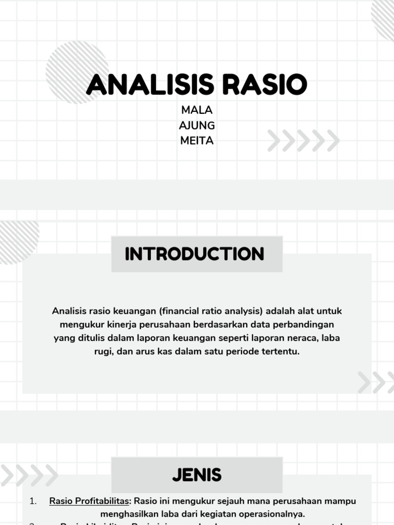 Analisis Rasio Keuangan Perusahaan | PDF