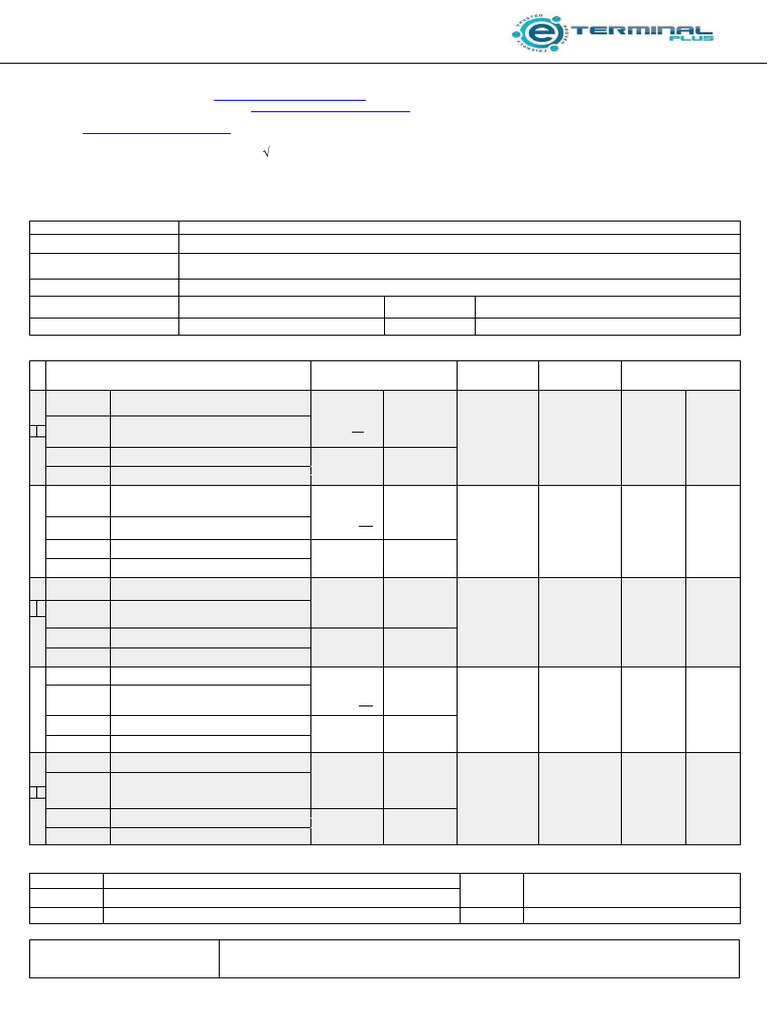 E-Terminal Plus 3.0 User Request Form | PDF | User (Computing ...