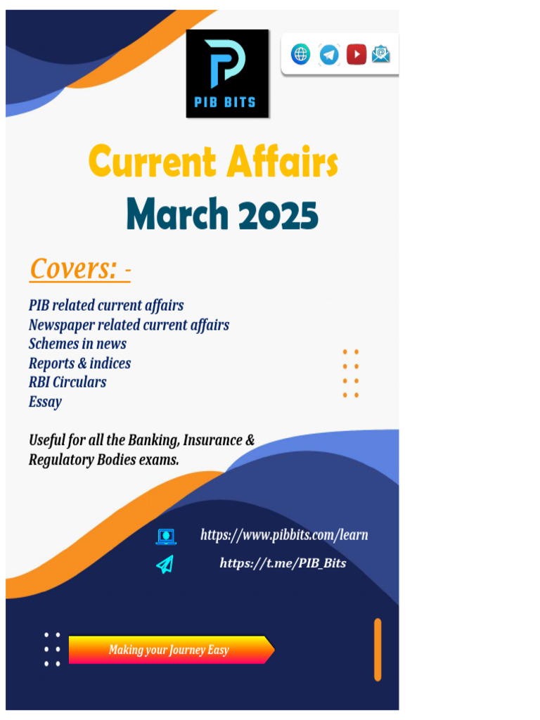 March 2025 Current Affairs Overview | PDF | Entrepreneurship | Quantum ...