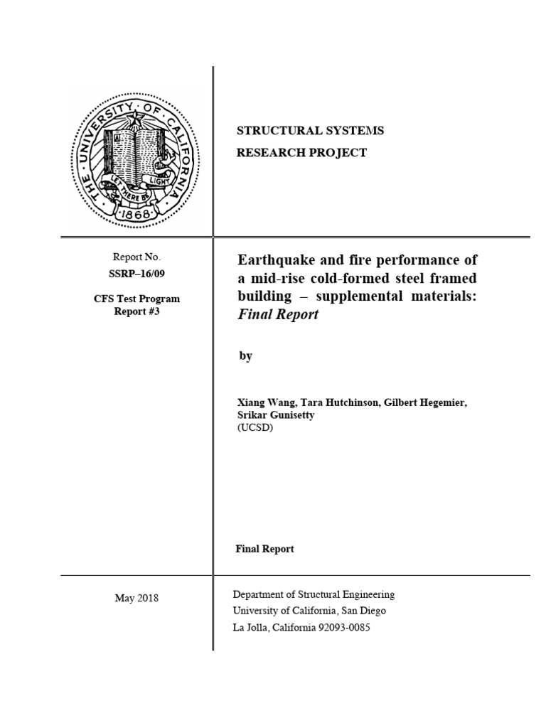 CFS Report3 Final | PDF | Framing (Construction) | Wall