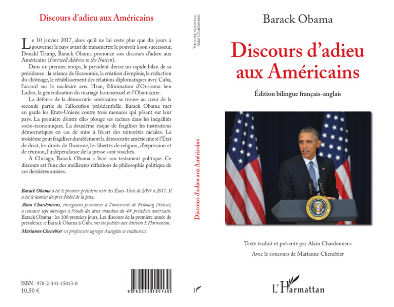 Discours d'adieu de Barack Obama | PDF | Barack Obama | Les États-Unis