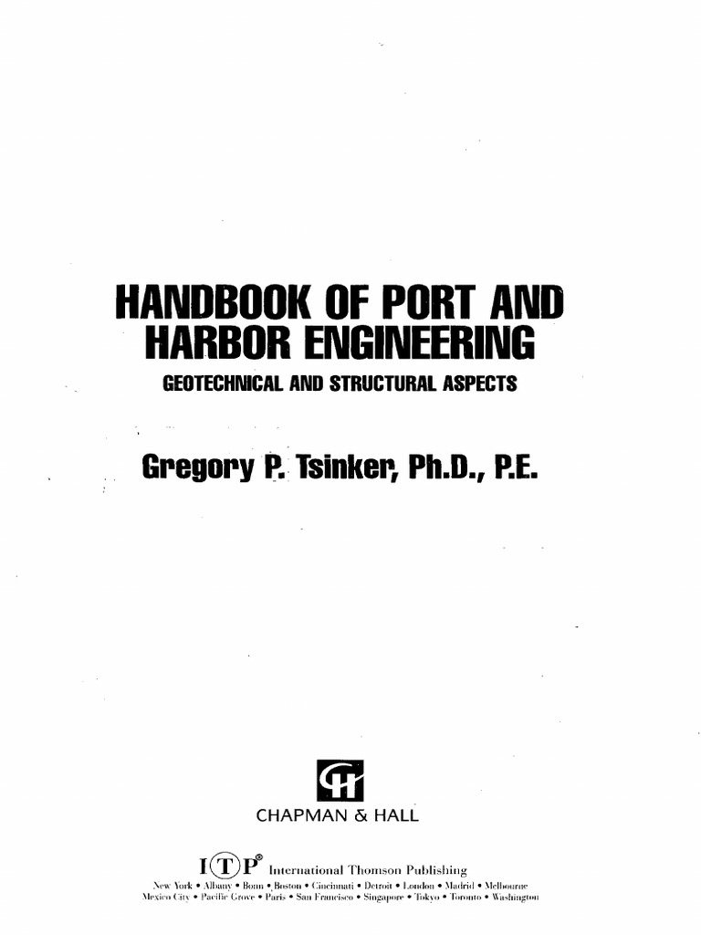 Port and Harbor Engineering Handbook | PDF