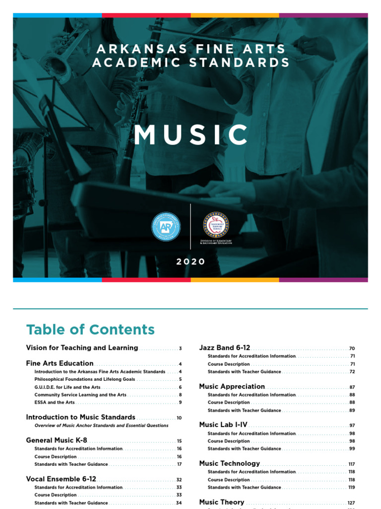 ADE 0320-001.MusicStandards - FA.LOWRES | PDF | Music Education | The Arts