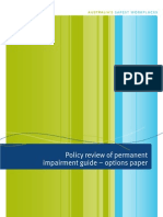 Policy Review of Permanent Impairment Guide - Options Paper v2
