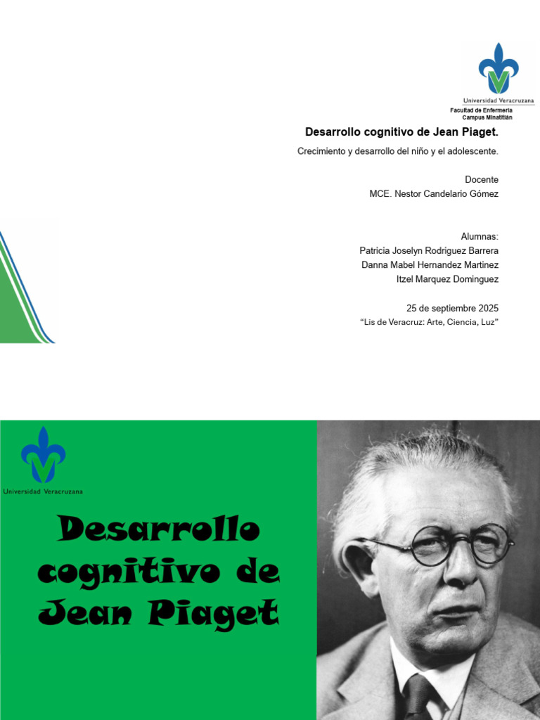 Etapas del Desarrollo Cognitivo de Piaget | PDF | Pensamiento ...