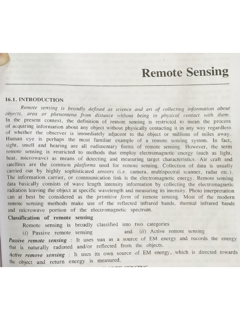 Remote Sensing | PDF