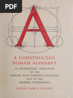 Constructed Roman Alphabet Analysis | PDF | Graphemes | Notation