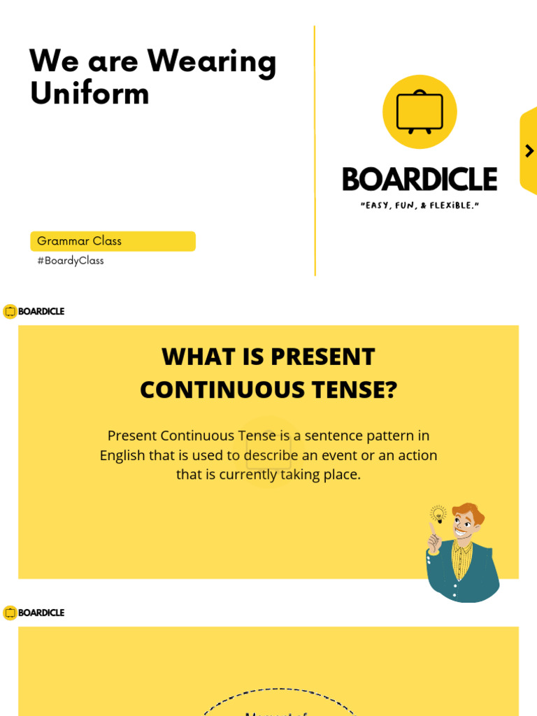 Understanding Present Continuous Tense | PDF | Subject (Grammar ...