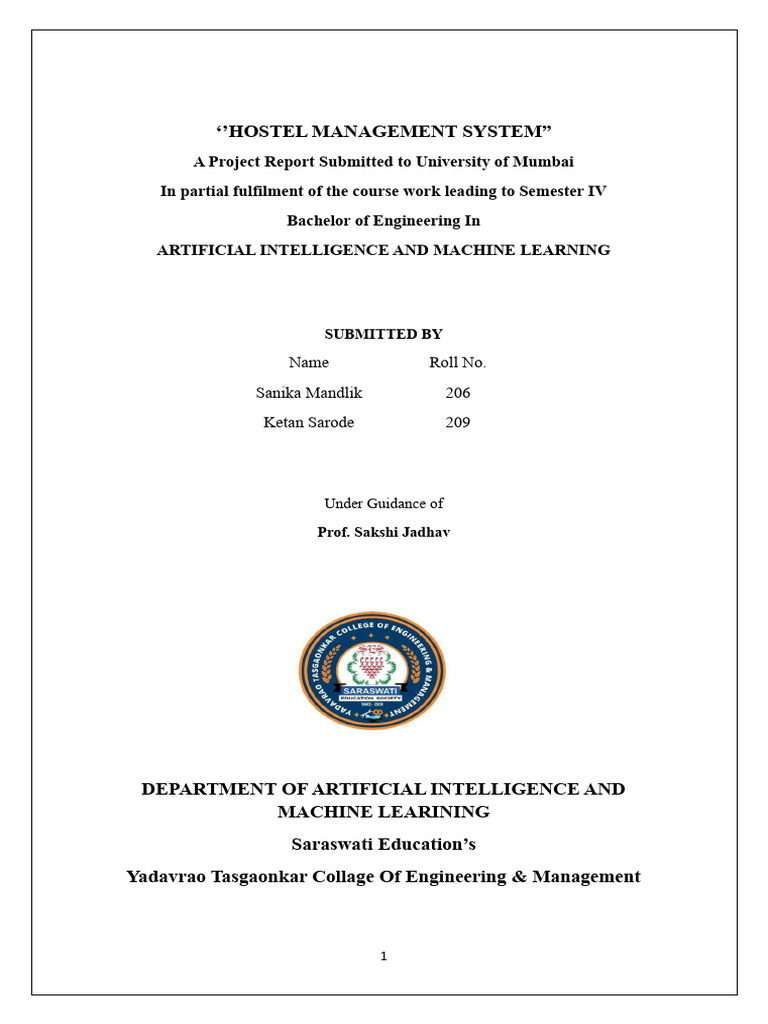 Mini Project Final Report Sanika | PDF | Operating System | Computing