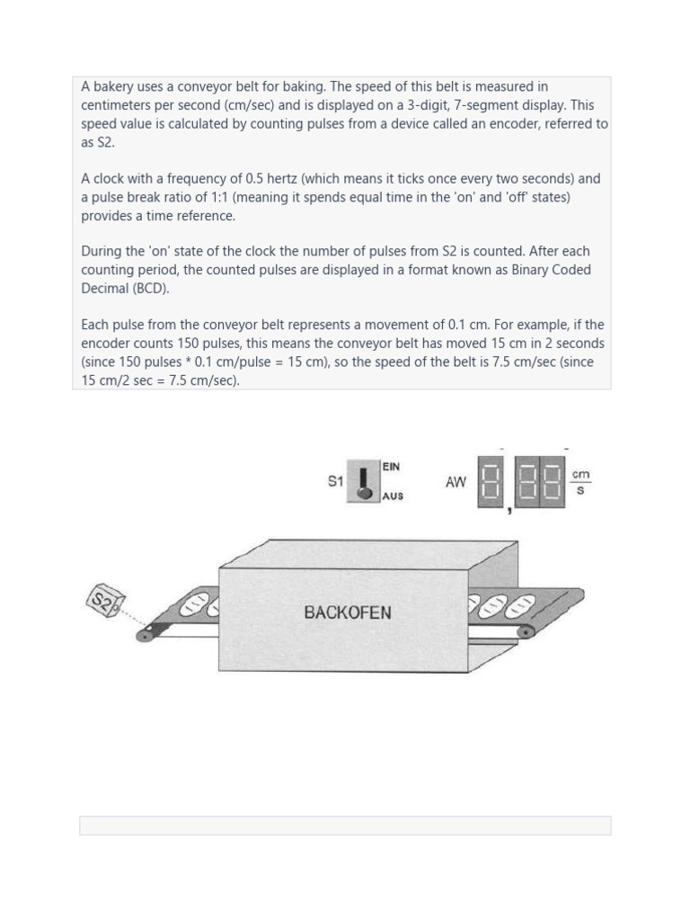 Bakery Conveyor Speed Measurement System | PDF