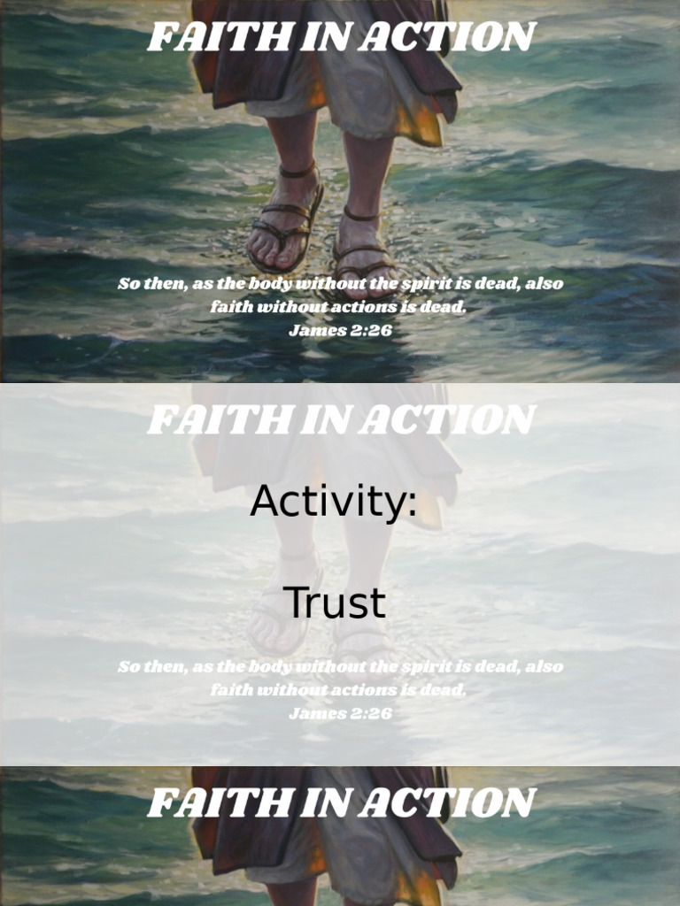 Session 4-Faith in Action - Sunday 29-9-24 | PDF