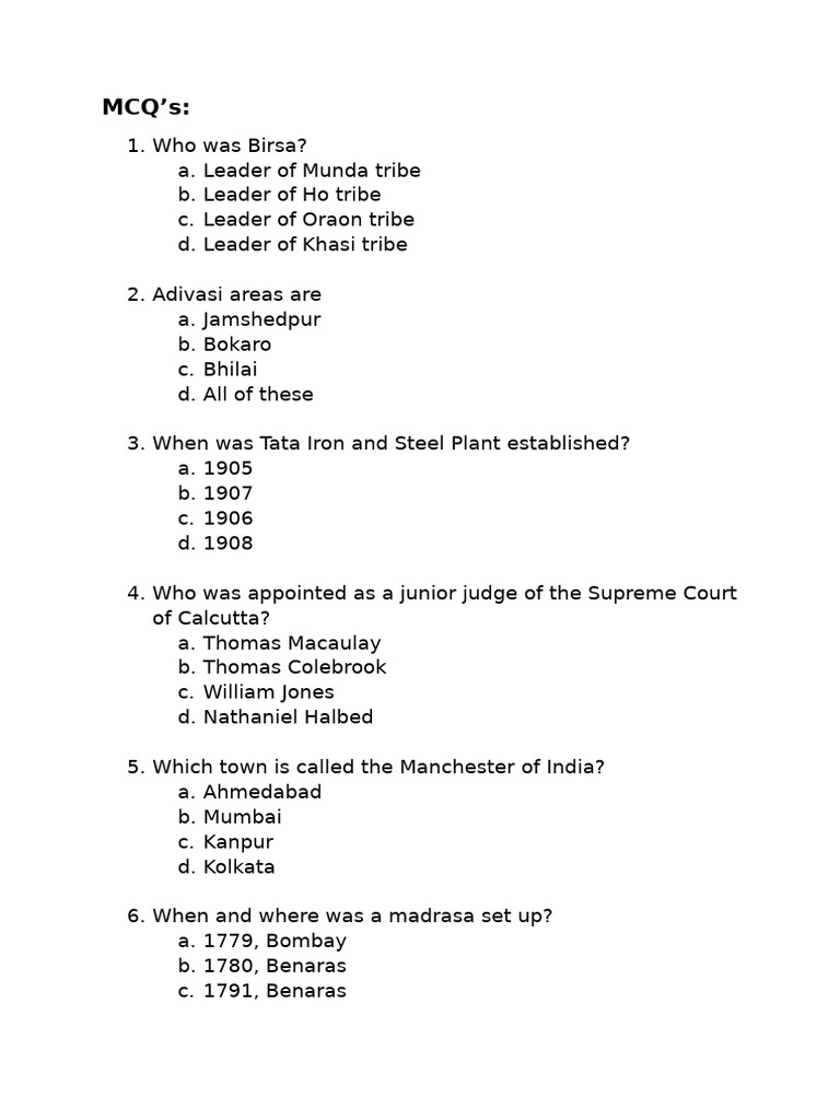 Class 8 SS Paper | PDF