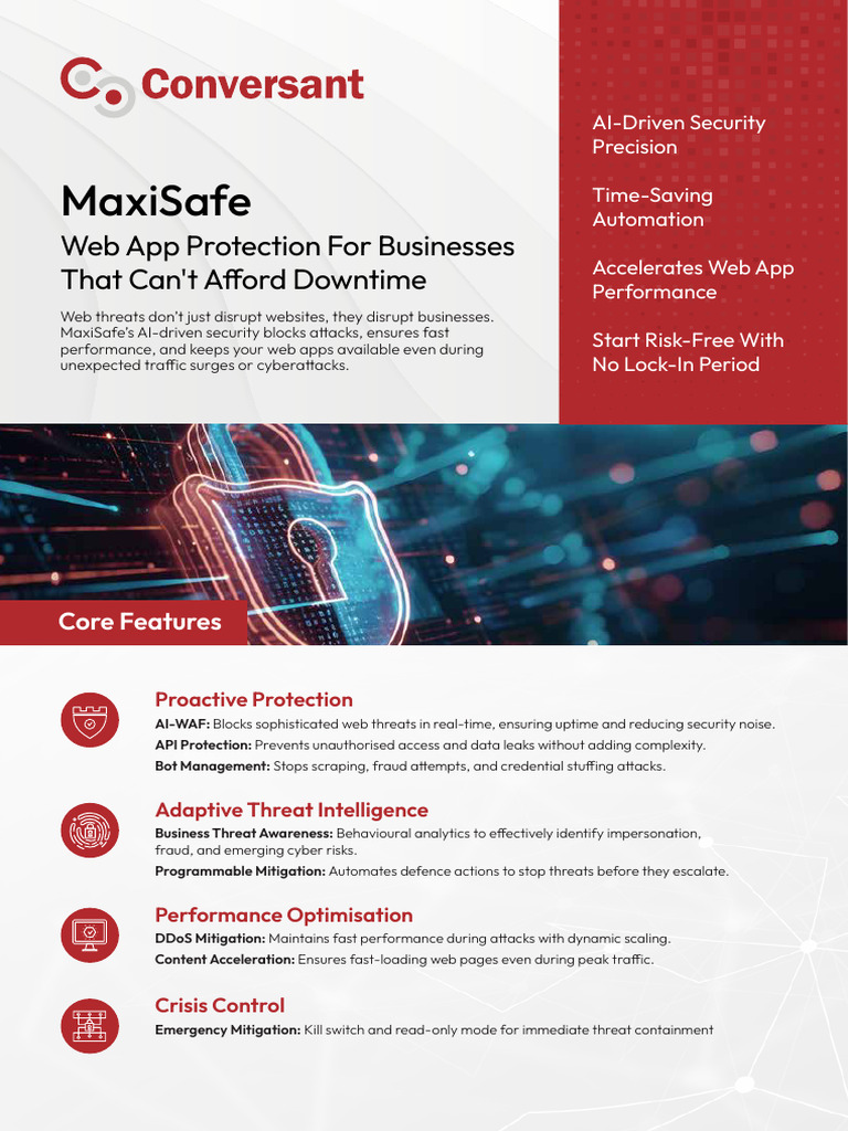 MaxiSafe-Brochure-Conversant Versi Harga Baru | PDF | Denial Of Service ...