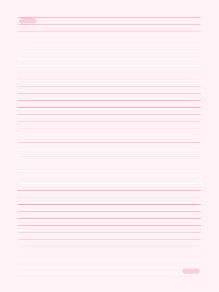 Pink Floral Notebook 100 Pages | PDF