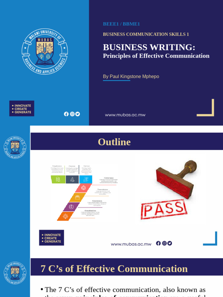 Effective Business Communication Skills | PDF | Essays | Cognition